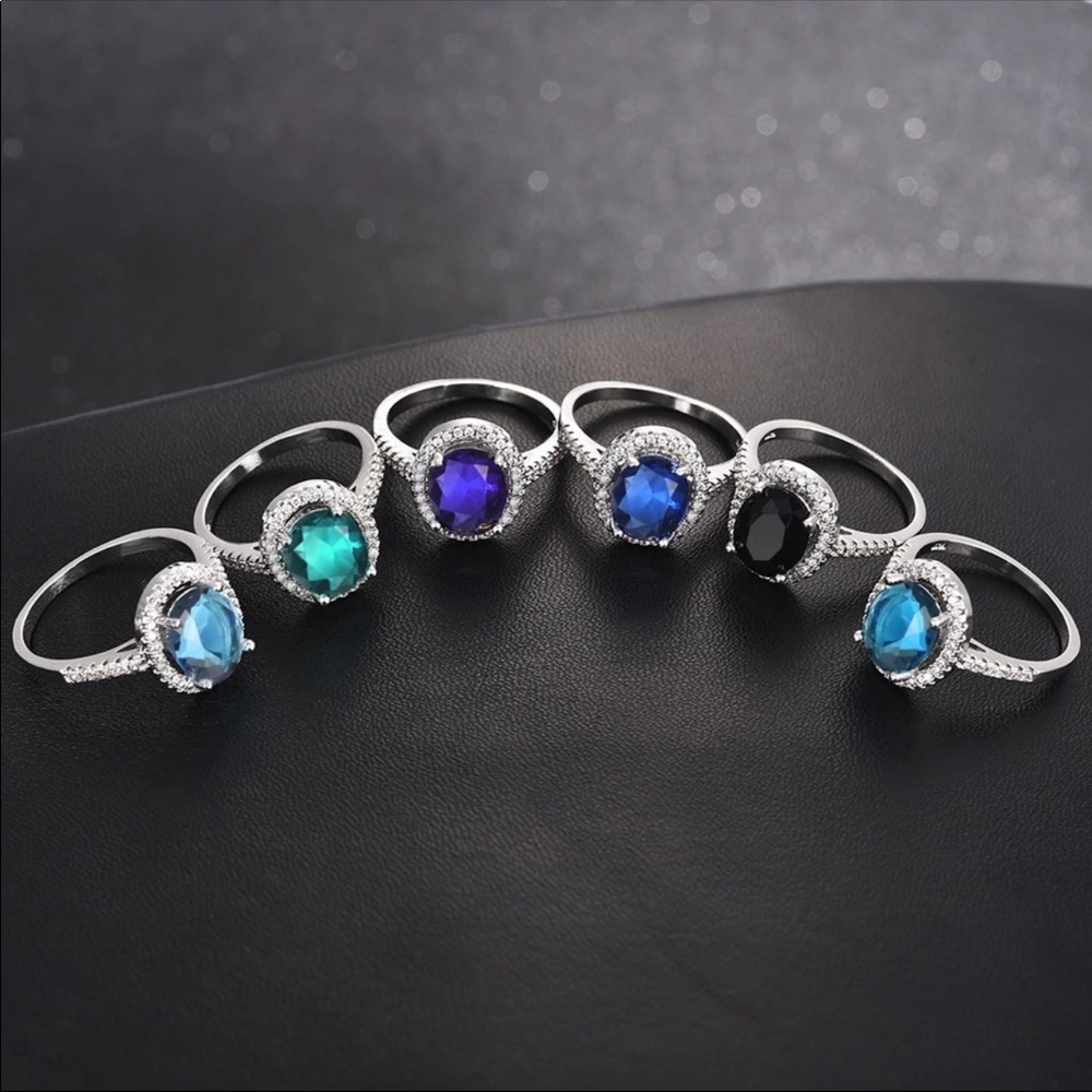 OVAL SILVER WOMEN’S RING - Picture 3 of 6